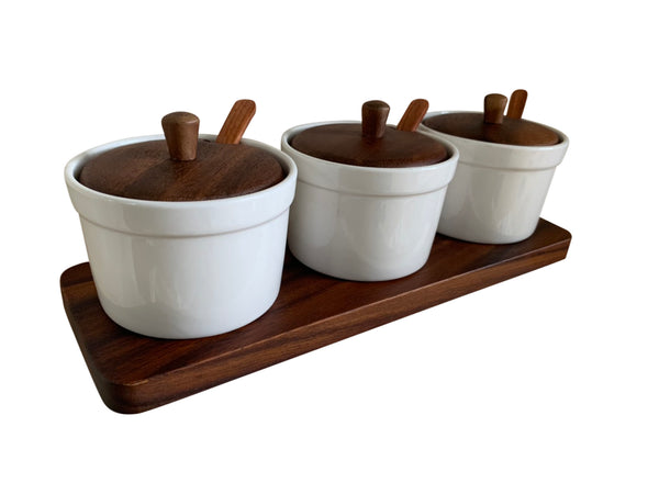 CRAFTMAVEN KITCHEN & TABLE #20 PEPPER, SUGAR OR COFFEE STORAGE SERVICE CONTAINERS